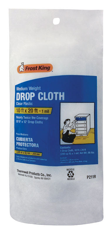 DROP CLOTH 10X20' 1MIL