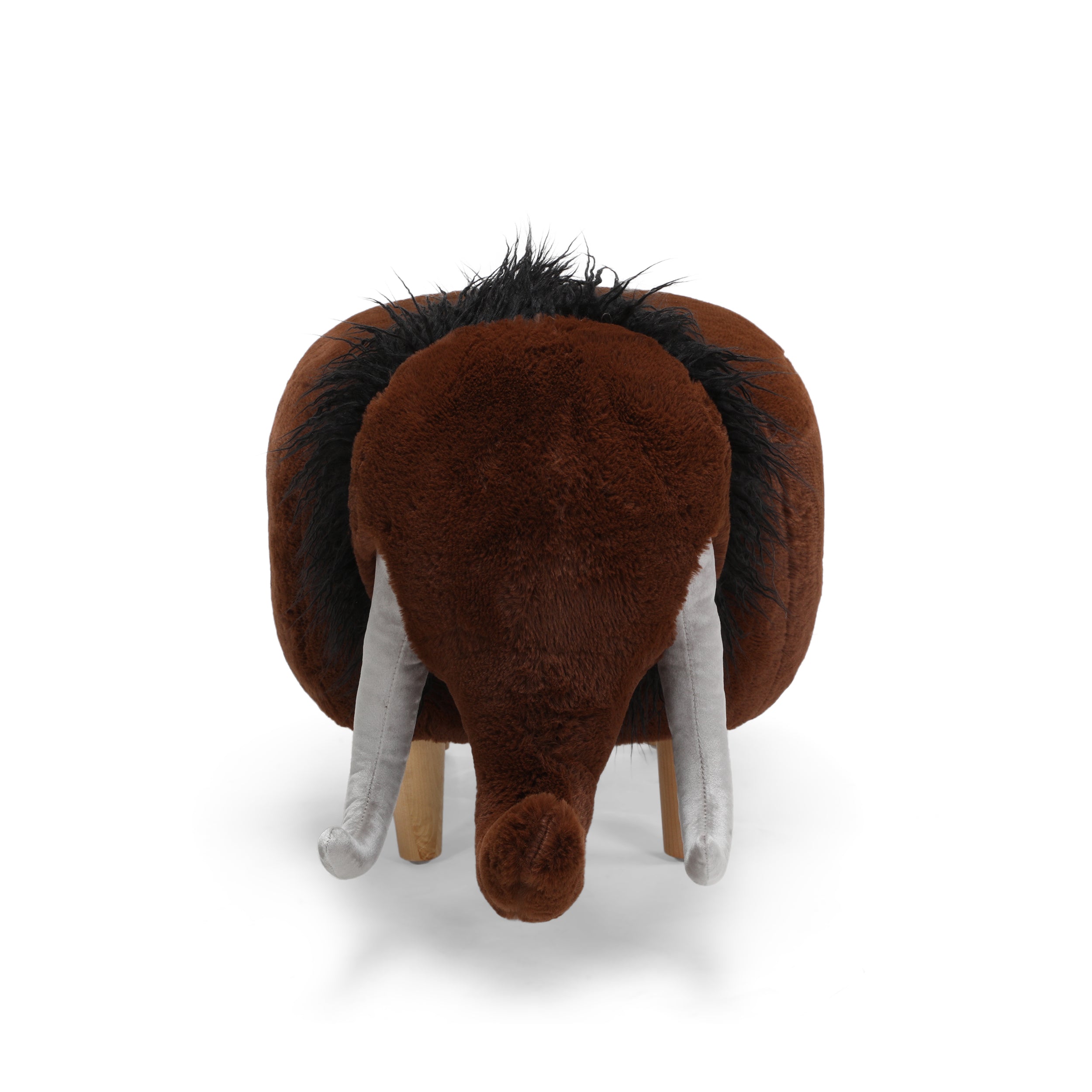 Baylor Fabric Woolly Mammoth Ottoman