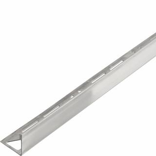 DURAL Durosol Profile 12 in. L Angle Stainless Steel Metal Tile Edge Trim DSE125