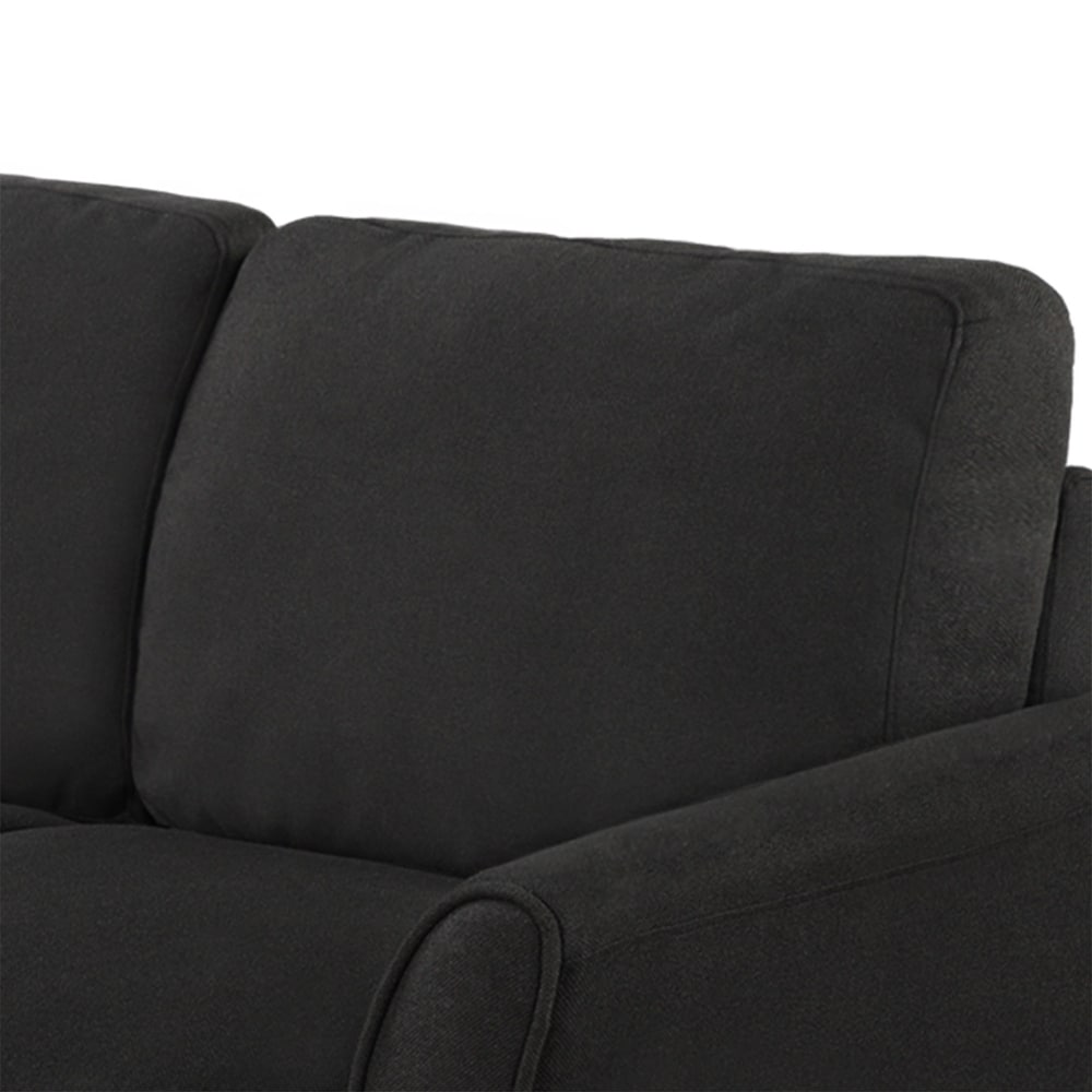 Sturdy Love Seat Sofa with Soft Linen Cushions