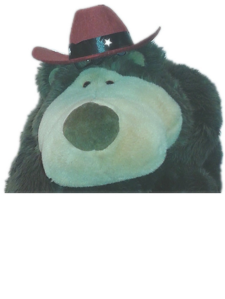 Dog Cowboy Hat Pet Costume Accessory Red - Medium/Large