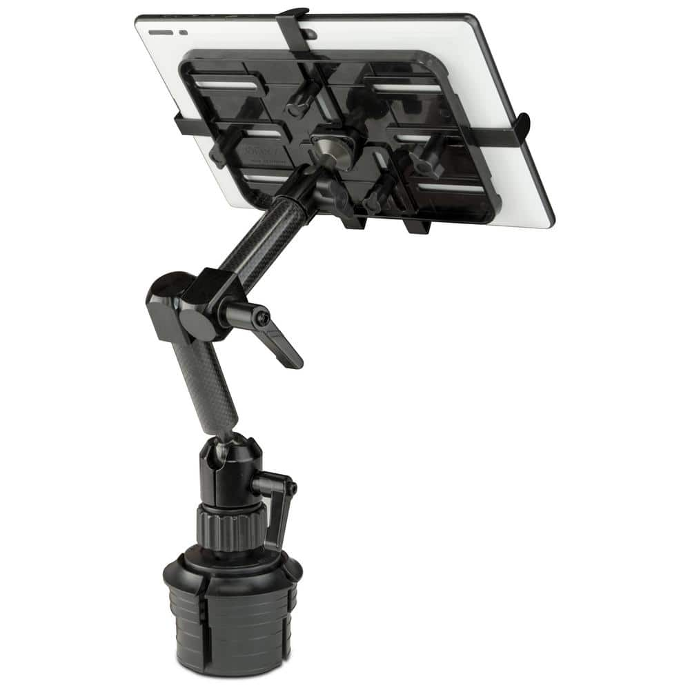 mount-it! Carbon Fiber Cup Holder Tablet ELD Mount MI-7321