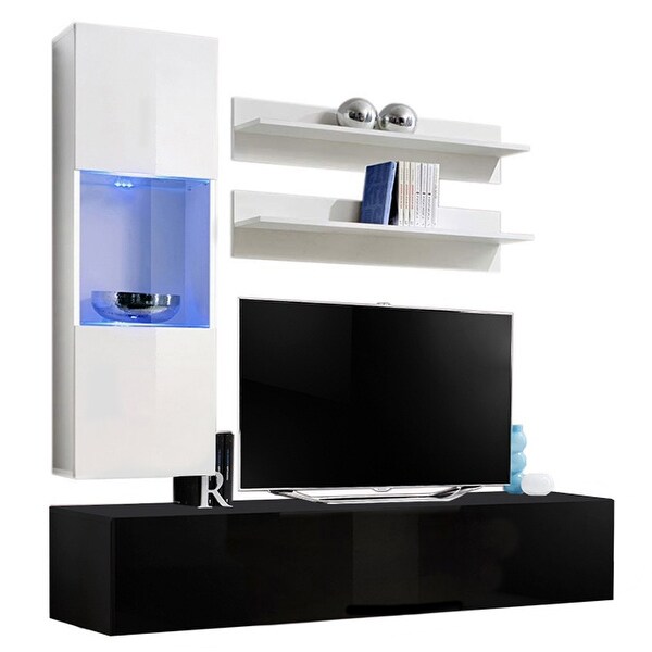 Fly H3 Wall Mounted Floating Modern Entertainment Center