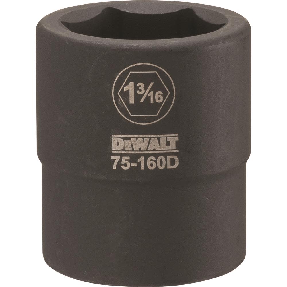 DW 3/4 Drive X 1-3/16 6PT Impact Socket DWMT75160OSP from DW