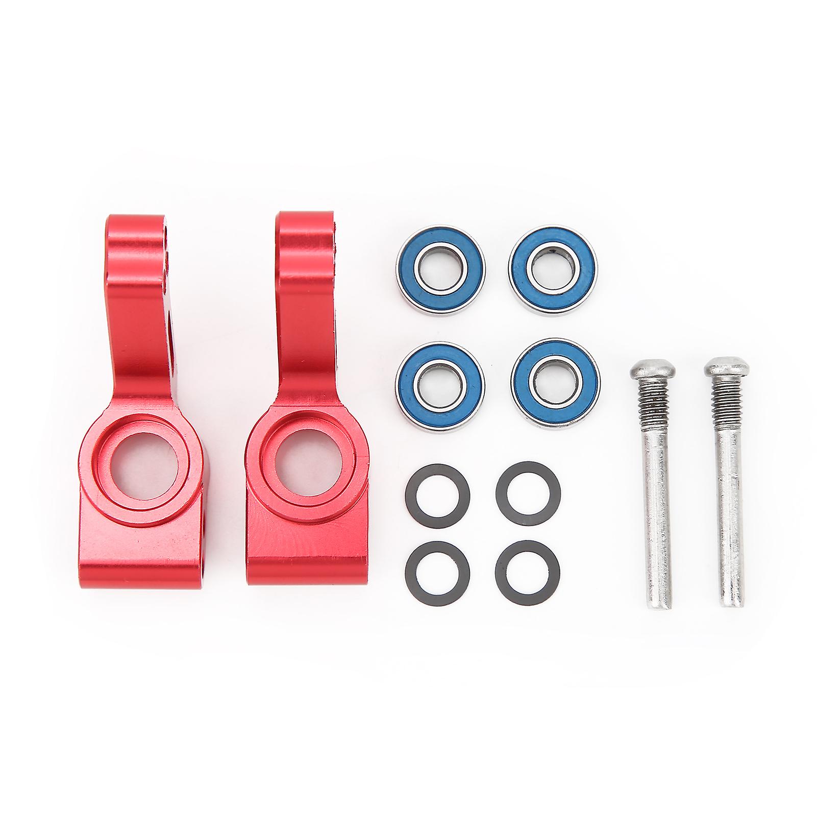 Rc Aluminium Alloy Rear Hub Carrier With Bearings For Traxxas Slash 2wd 1/10 Rc Car Upgrade Partsred