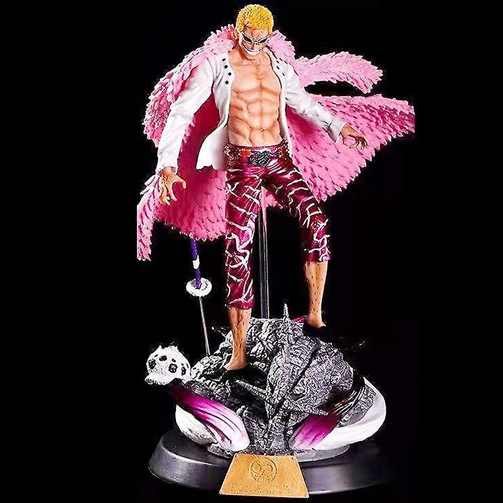 20cm One Piece Doflamingo Japanese Anime Pvc Action Figure Otaku Favorite Newst Handmade Gift Game Collectible Limited Edition Statue Toys Decoration