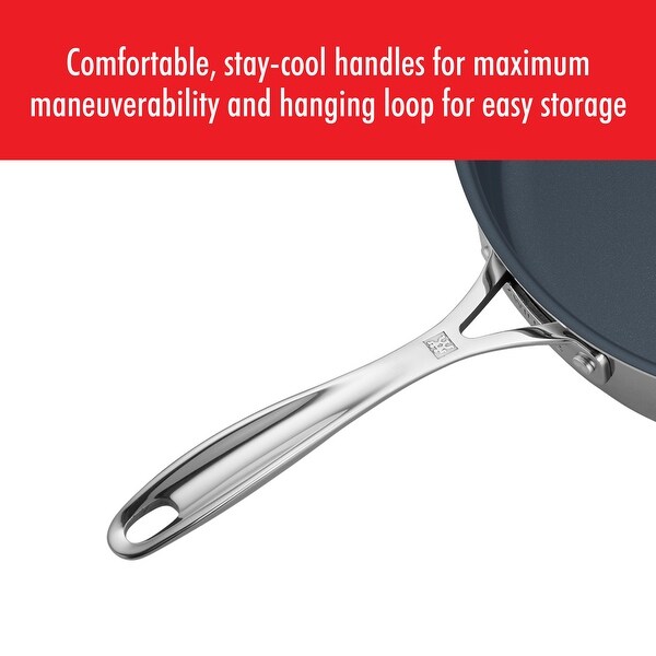 ZWILLING Clad CFX Stainless Steel Ceramic Nonstick Saute Pan