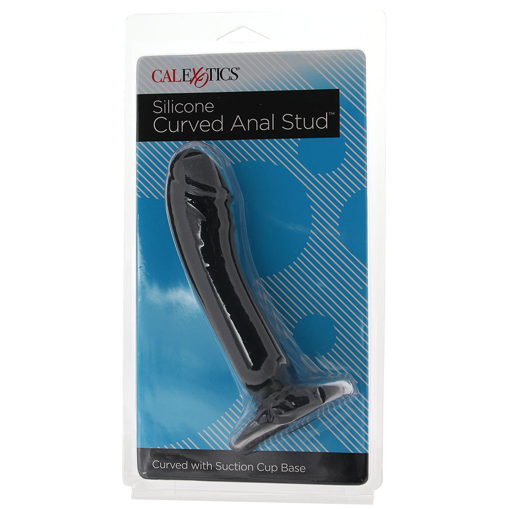 Silicone Curved Anal Stud Probe