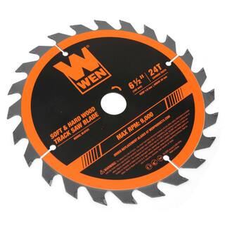 WEN 6.5 in. 24-Tooth Carbide-Tipped Track Saw Blade BL6501