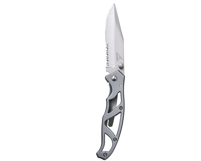 Gerber Paraframe I Stainless Steel Serrated Folding Knife 22 48443