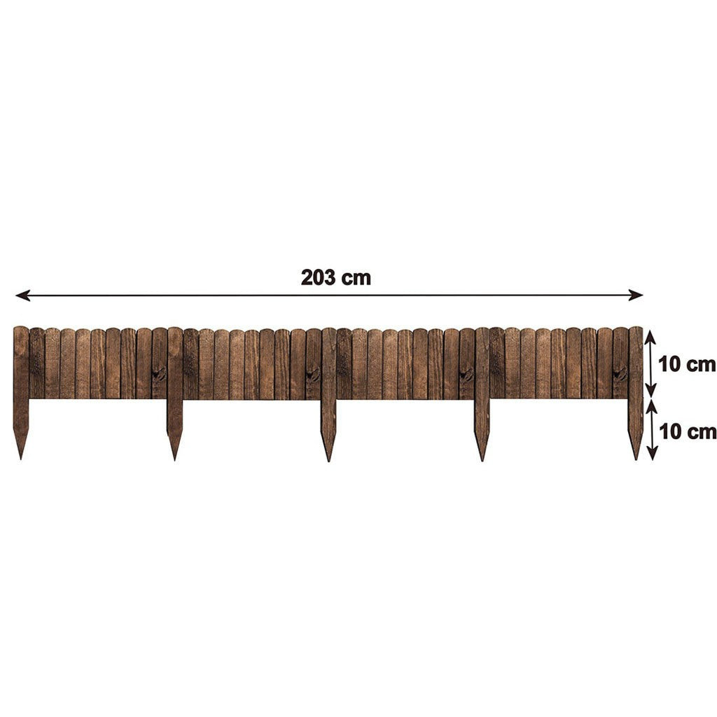 Toyfunny Log Roll Border as Easy Plug-in Fence