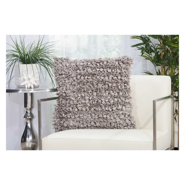 Loop Shag Throw Pillow