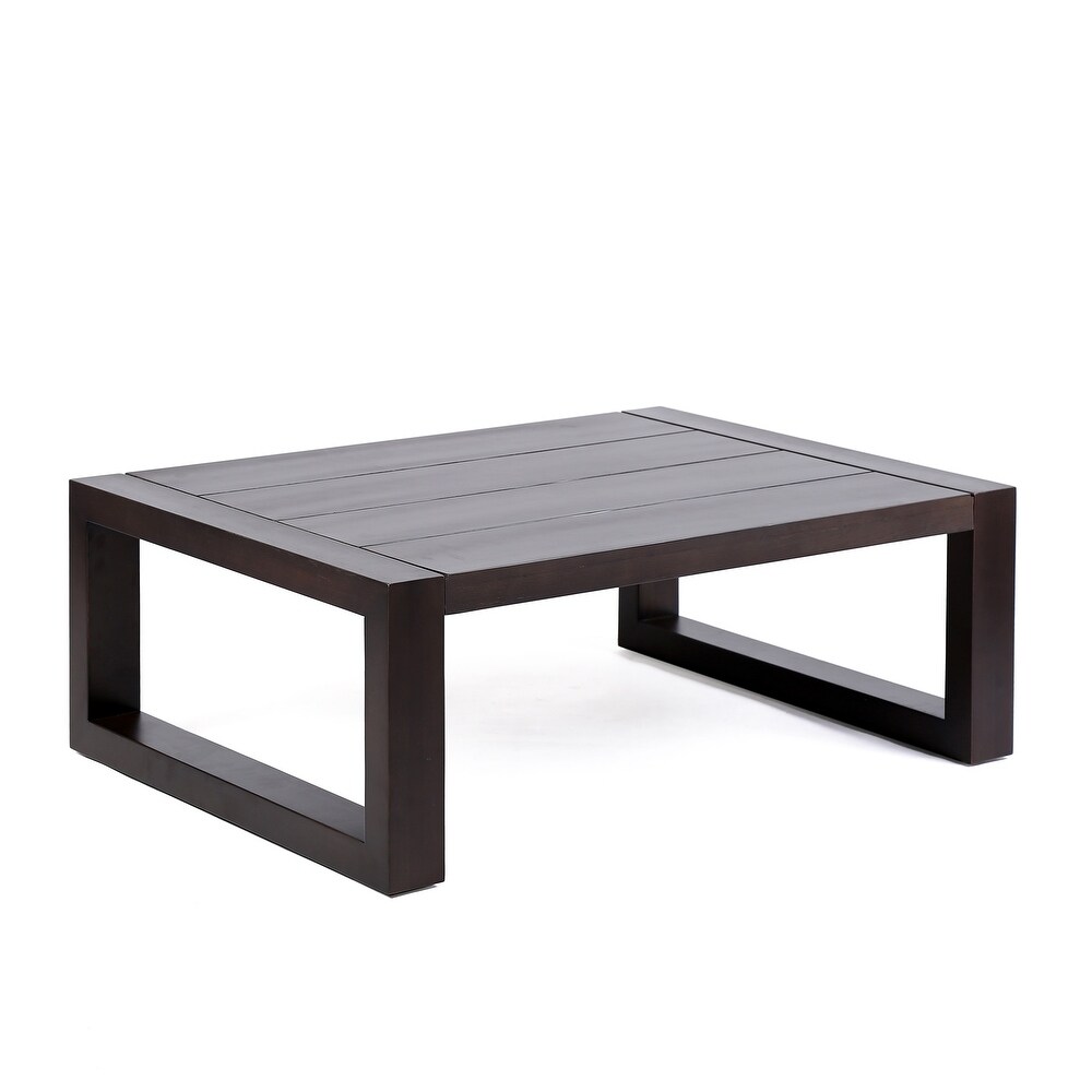 Paradise Outdoor Patio Eucalyptus Wood Coffee Table