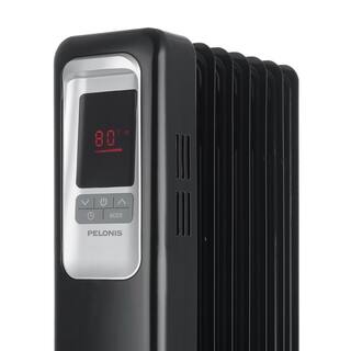 Pelonis 1500-Watt Digital Electric Oil-Filled Radiant Portable Space Heater HO-0280