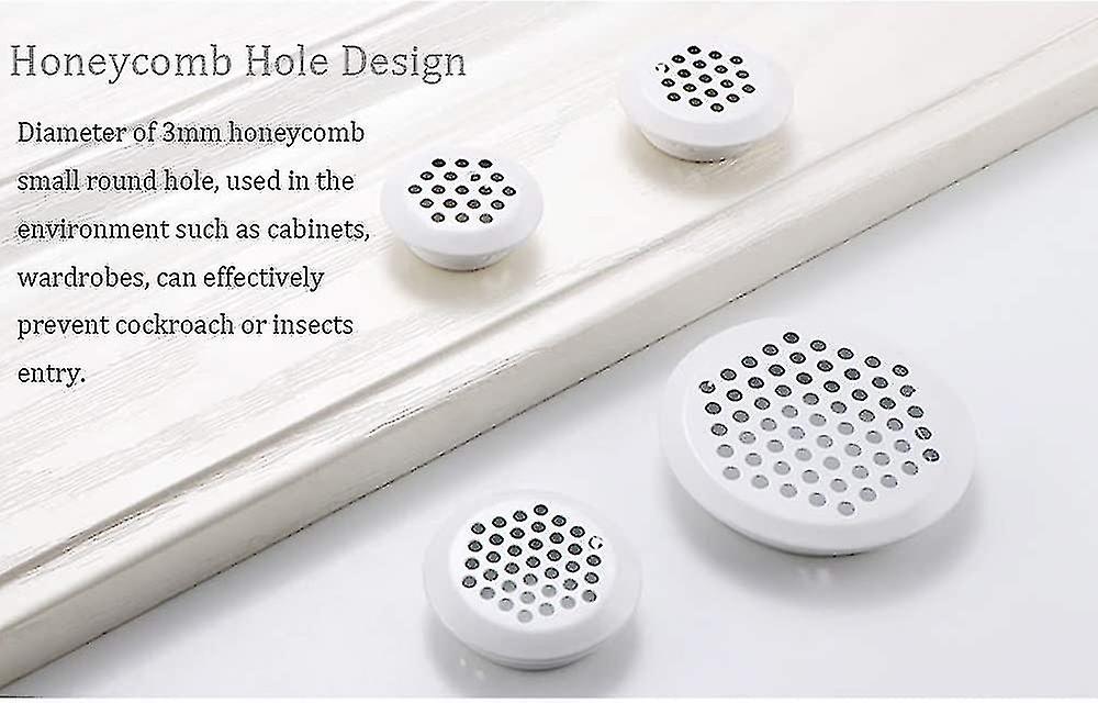 20pcs Vents 25mm Circular Soffit Stainless Steel Round Mesh Hole Louver For Kitchen Ba