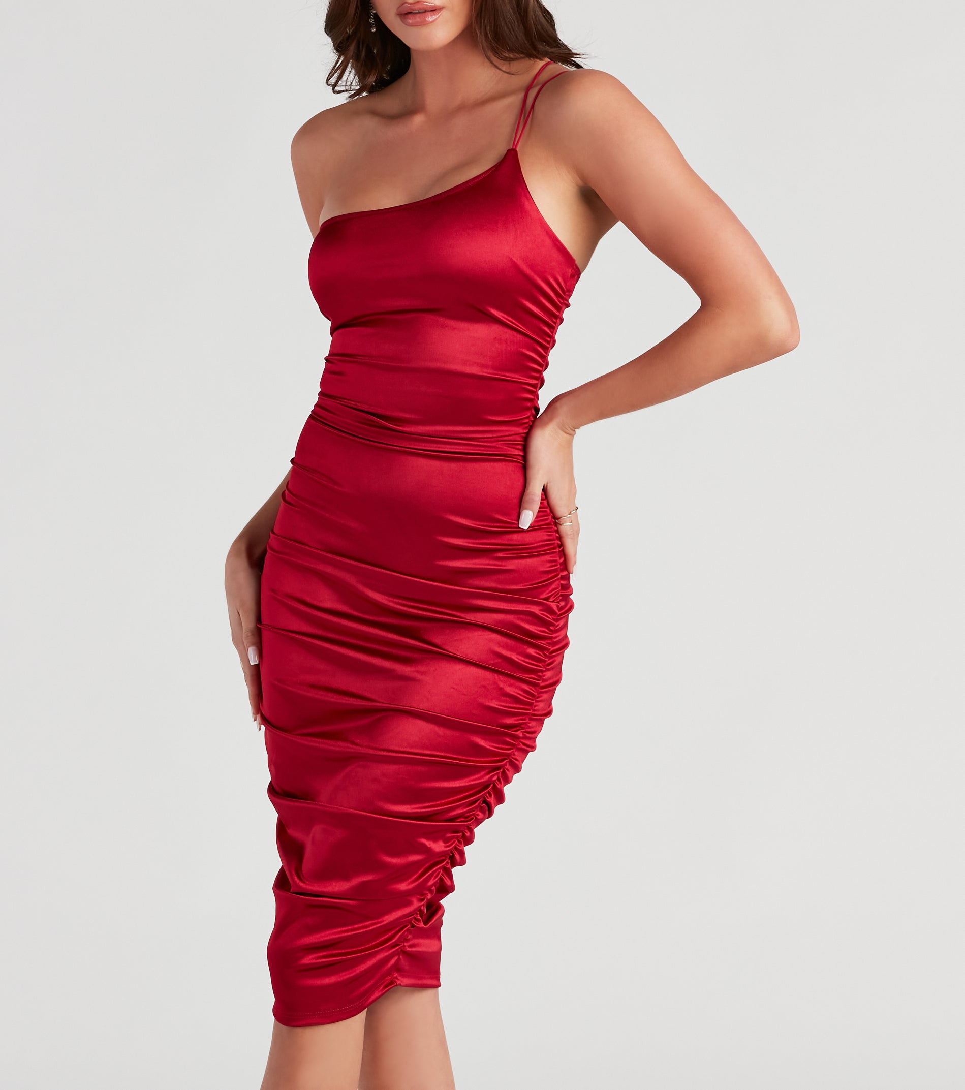 Ready For It Satin Midi Dress