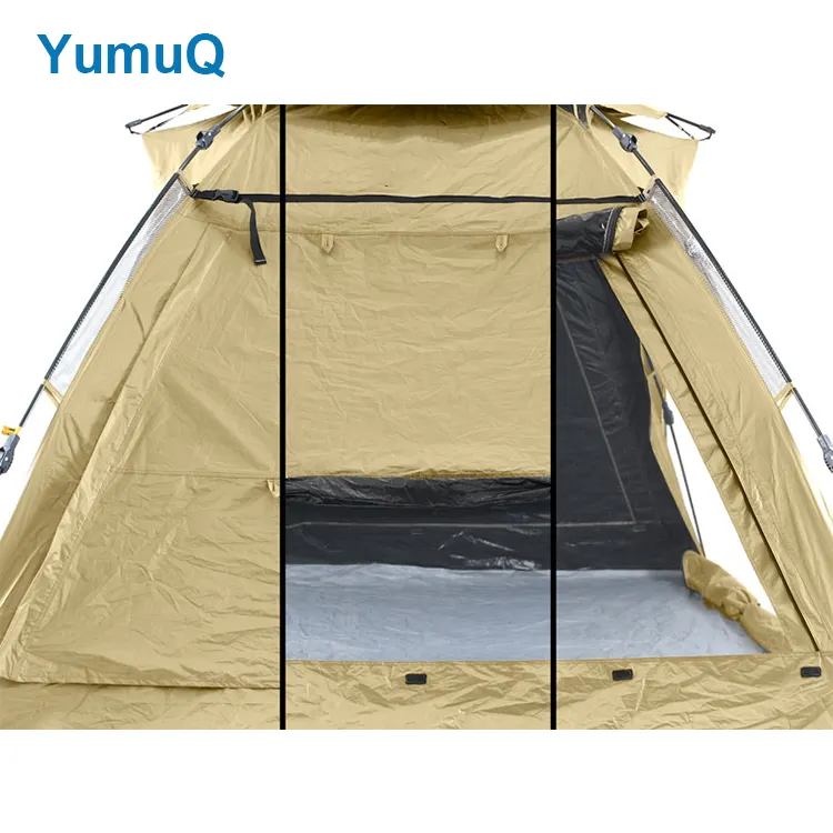 YumuQ 1 2 Person 1.6m Traveling Portable Fully Automatic Beach Camping Outdoor Travel Vehicle Pop Up Dome Tent