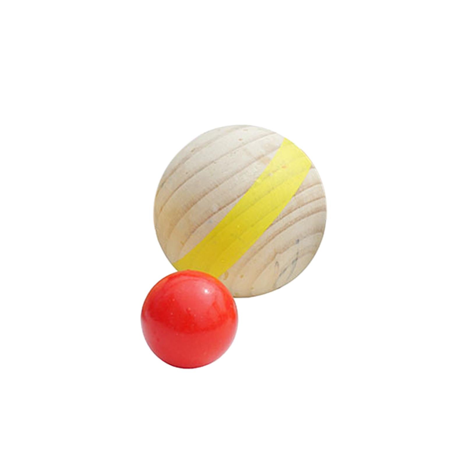 7Pcs Bocce Balls set sports Playground Balls Playground Equipment Grass Accessories wooden games Funny Outdoor Balls for Yard Lawn Adults Kids