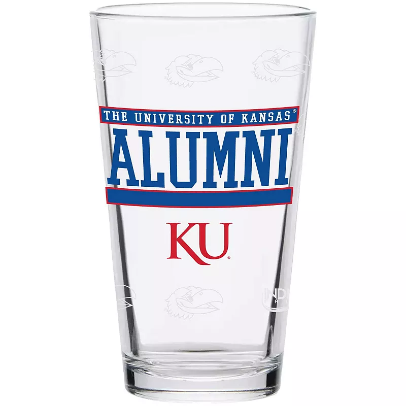 Kansas Jayhawks 16oz. Repeat Alumni Pint Glass