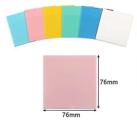 300 Sheets Colorful Transparent Sticky Note Pads Self-stick Note Pads Clear Post It Notes