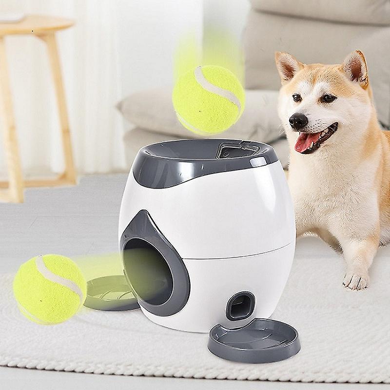 Tennis Launcher Dog Ball Throwing Machine Dog Accessories Automatic Pet Feeder Interactive Dog Toys Food Reward Machine