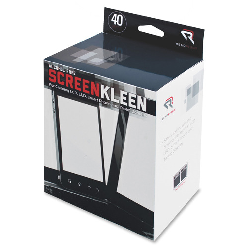 Read Right Alcoholfree LCD ScreenKleen Wipes  REARR1391