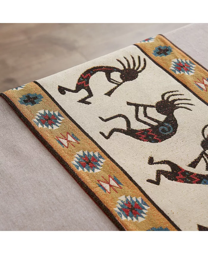 Design Imports Kokopelli Tapestry Table Runner 13 x 72