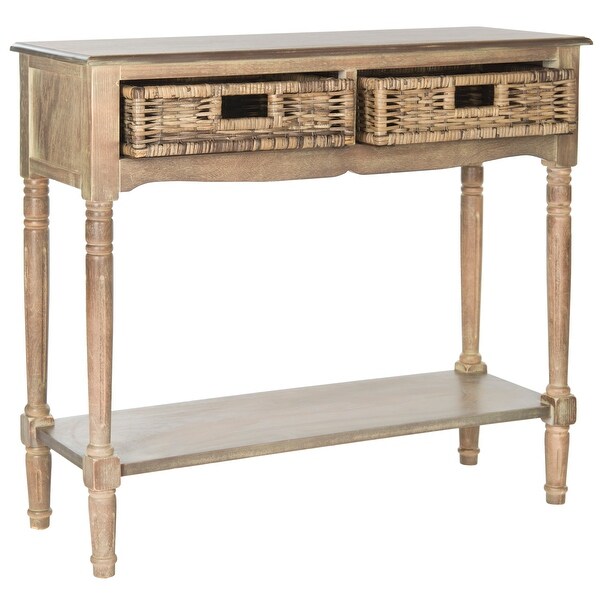 SAFAVIEH Corbin Washed Natural Pine Console - 35.8