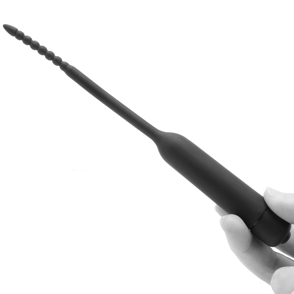 Ouch! Vibrating Silicone Beaded Urethral Sound