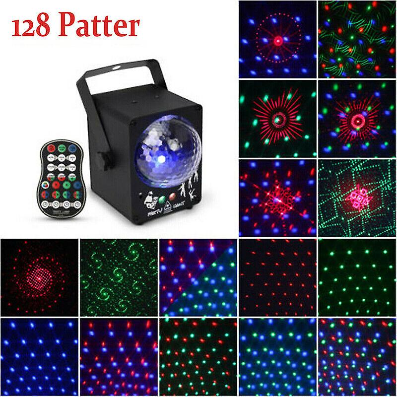 128 Pattern Rgb Led Disco Ball Light Dj Laser Projector