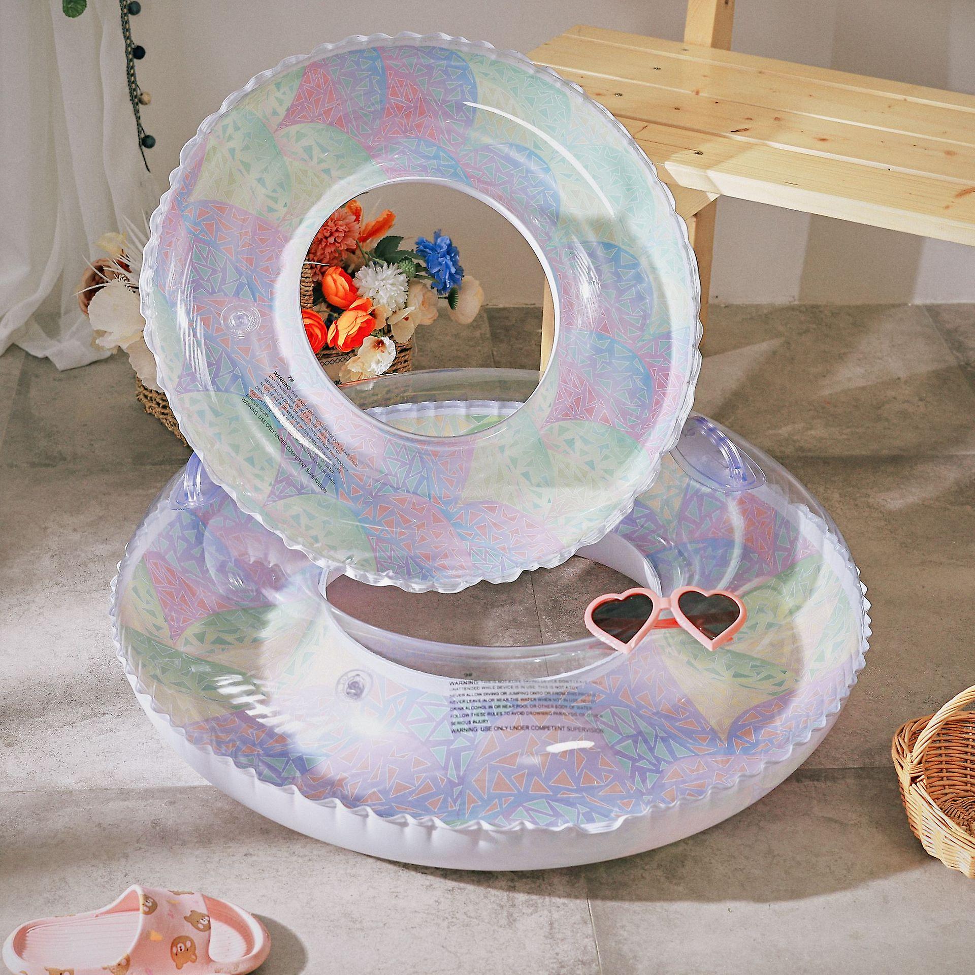 Born Pretty Inflatable Thickening Swimming Ring Colorful Adult Underarm Ring To Increase Male And Female Children's Floating Swimming R