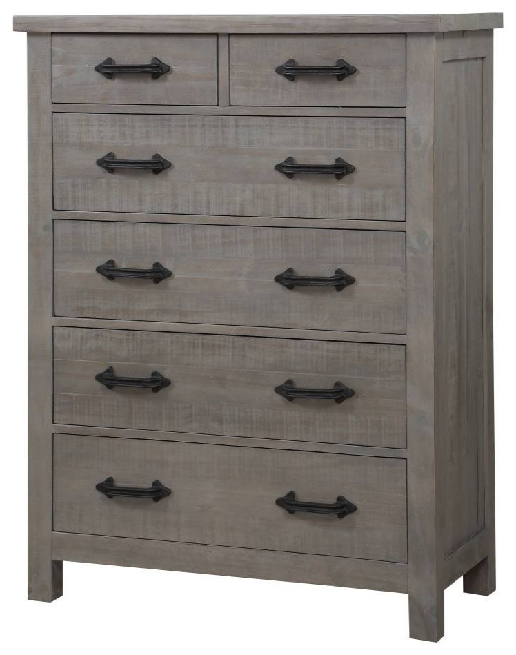 Haven Modern Farmhouse Rustic Chest   Farmhouse   Accent Chests And Cabinets   by Crafters and Weavers  Houzz