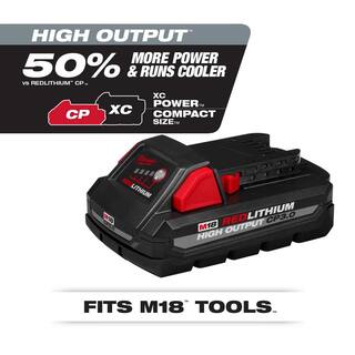 MW M18 FUEL ONE-KEY 18-Volt Lithium-Ion Cordless Rivet Tool with (2) M18 HIGH OUTPUT 3.0 Ah Batteries 2660-20-48-11-1837