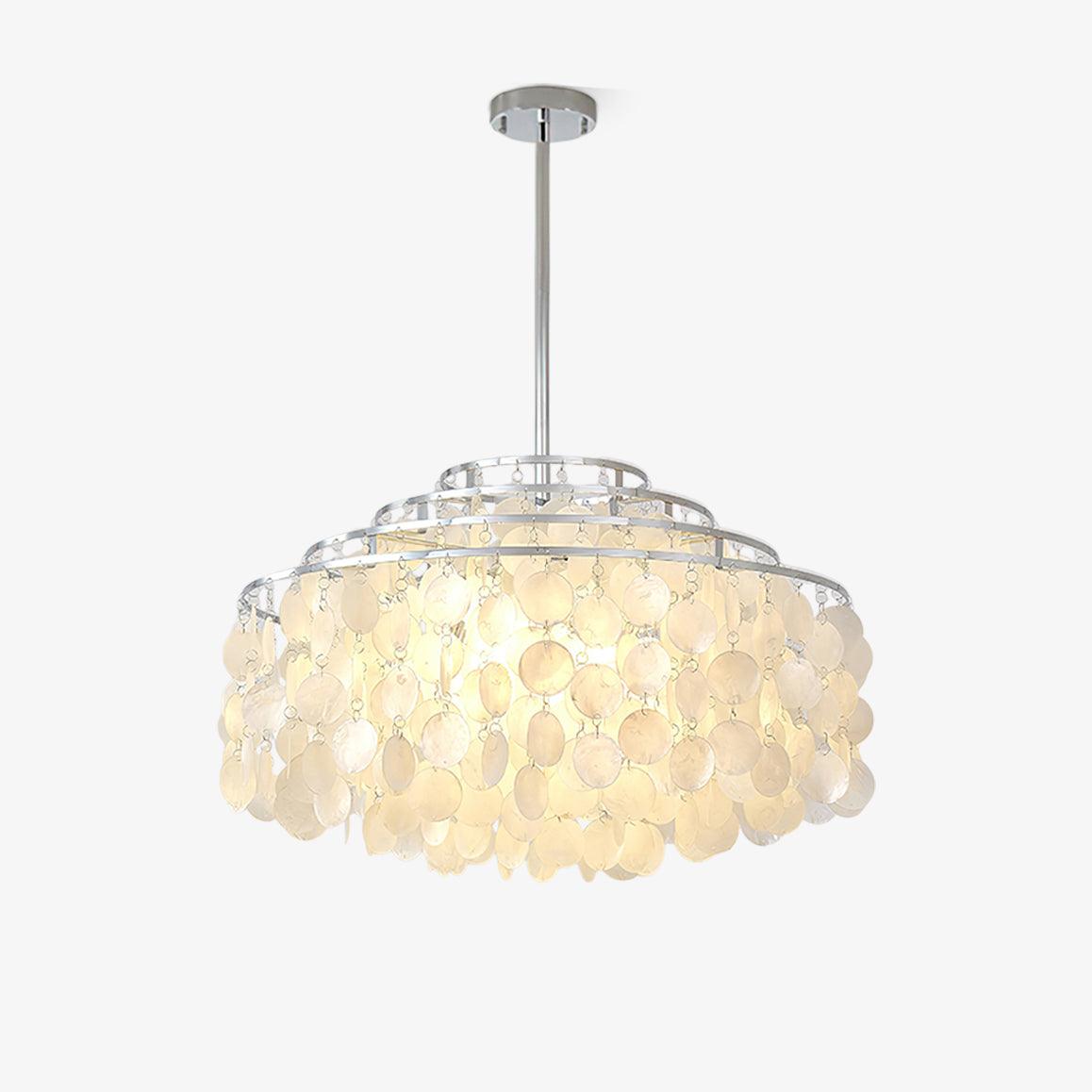 Round Shell Chandelier B