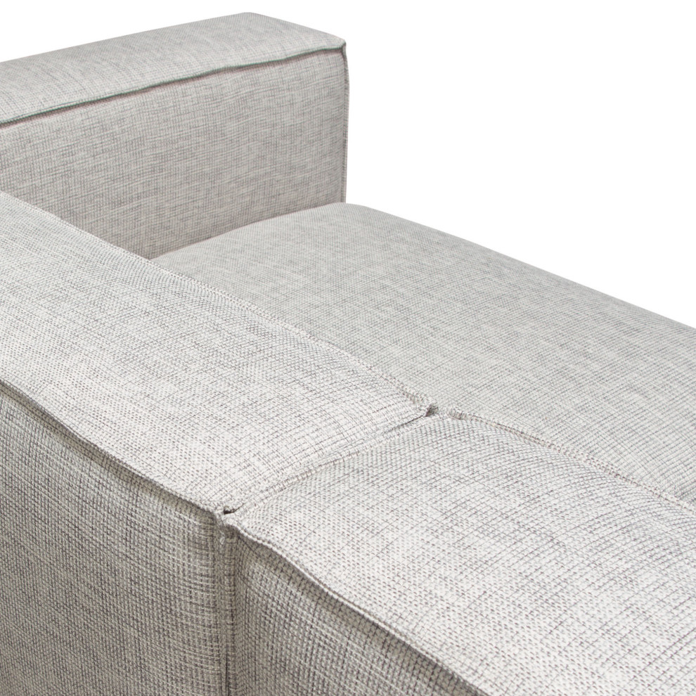 Vice 2 Piece Modular Sofa  Barley Fabric   Transitional   Sofas   by Timeout PRO  Houzz