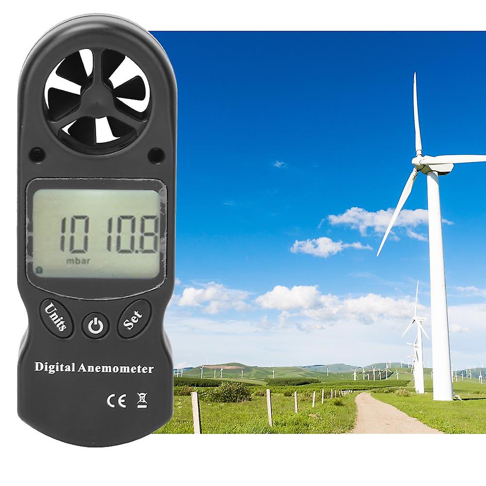 8-in-1 Multiple Funcitional Portable Digital Anemometer Handheld Wind Speed Meter