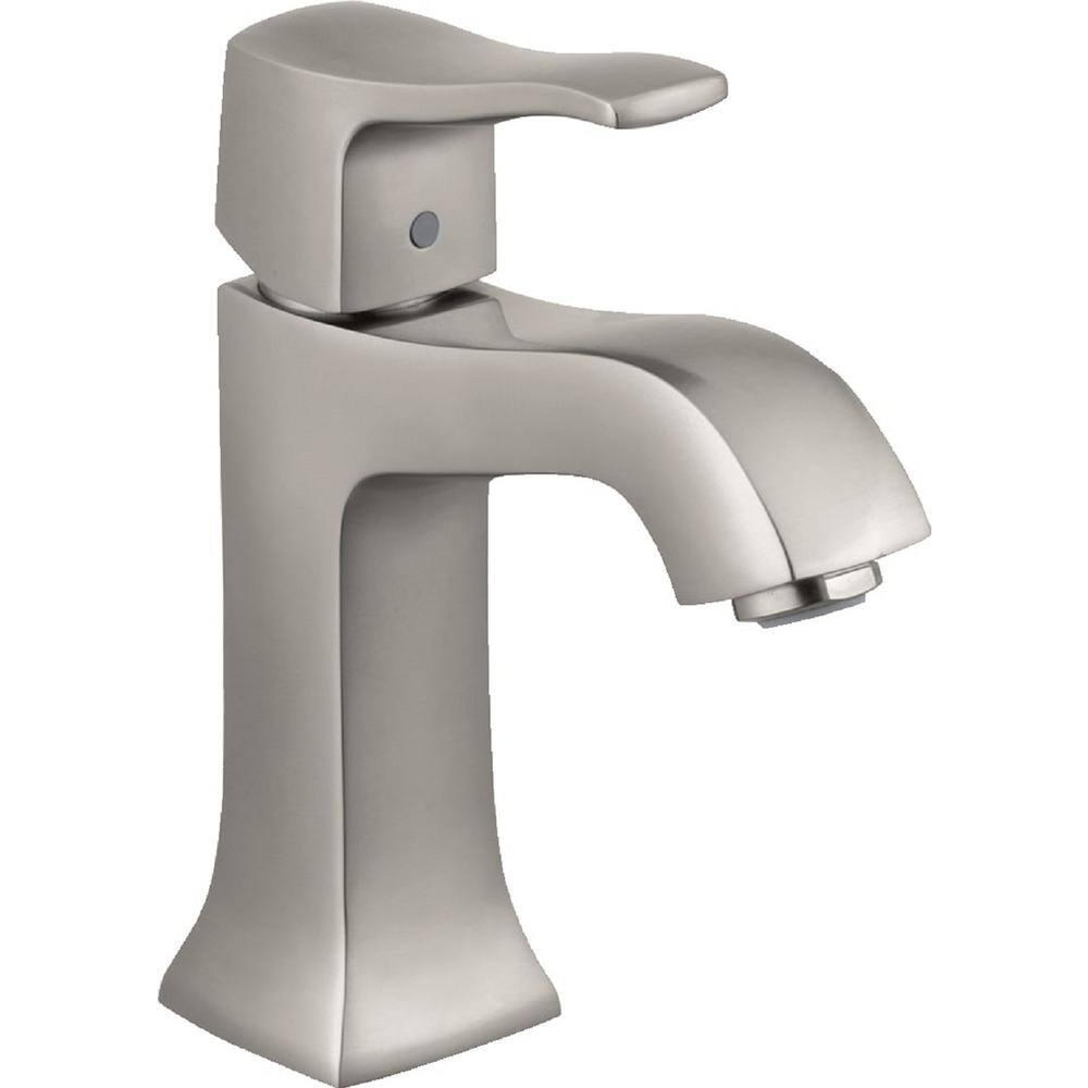 Hansgrohe Metris C Single Handle Single Hole Bathroom Faucet in Brushed Nickel 31075821