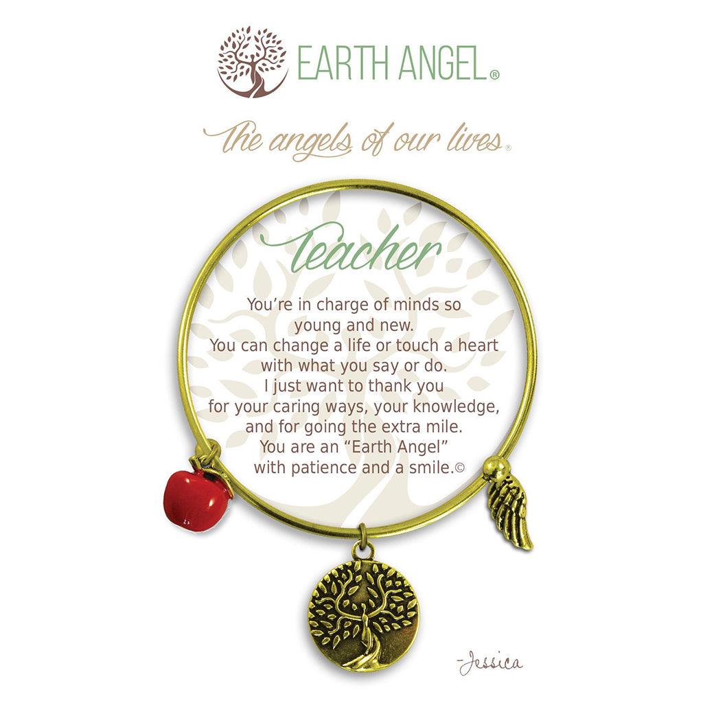 Earth Angel  Teacher Bracelet in Brass