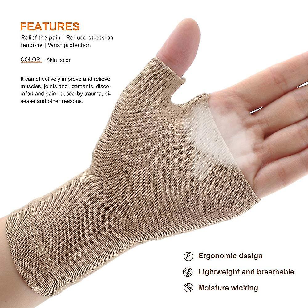 2 Piece Compression Wrist Brace. Wrist Splint. Thumb Compression Arthritis Gloves