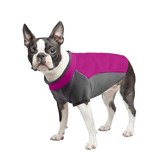 Soft fleece warm dog jacket