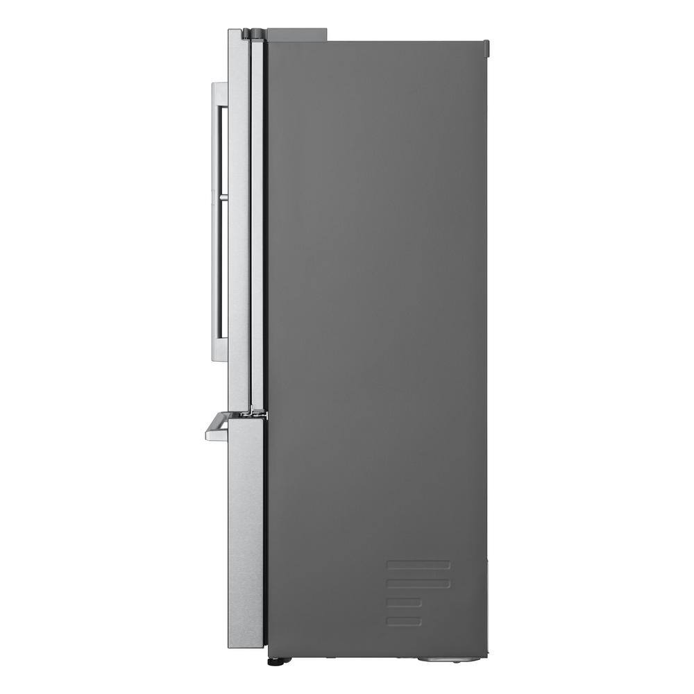 LG STUDIO 24 cu. ft. French Door Refrigerator with Instaview Door-in-Door Craft Ice Maker in PrintProof Stainless Counter Depth SRFVC2416S