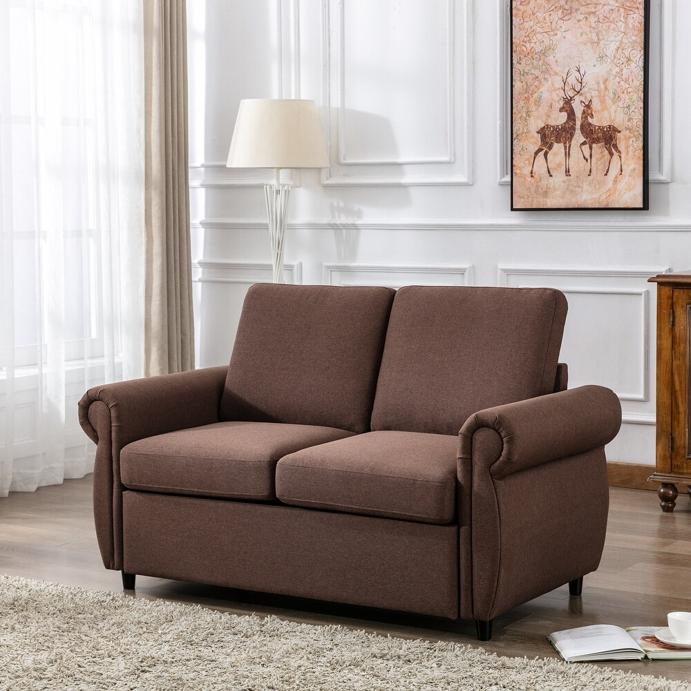 Versatile Loveseat with Memory Foam  Comfortable Sleeper Sofa