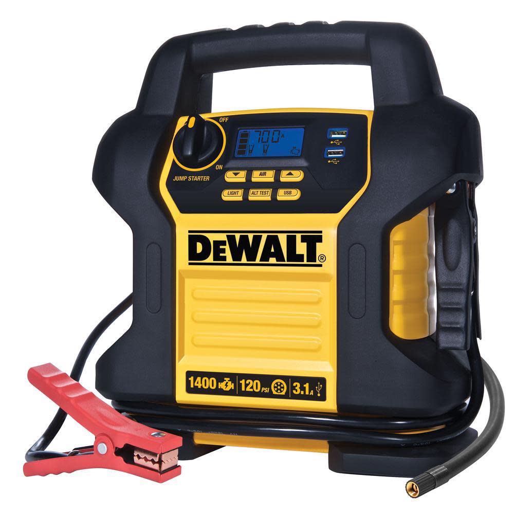 DEWALT 1400 Peak Amp Jump Starter with Digital Compressor DXAEJ14 from DEWALT