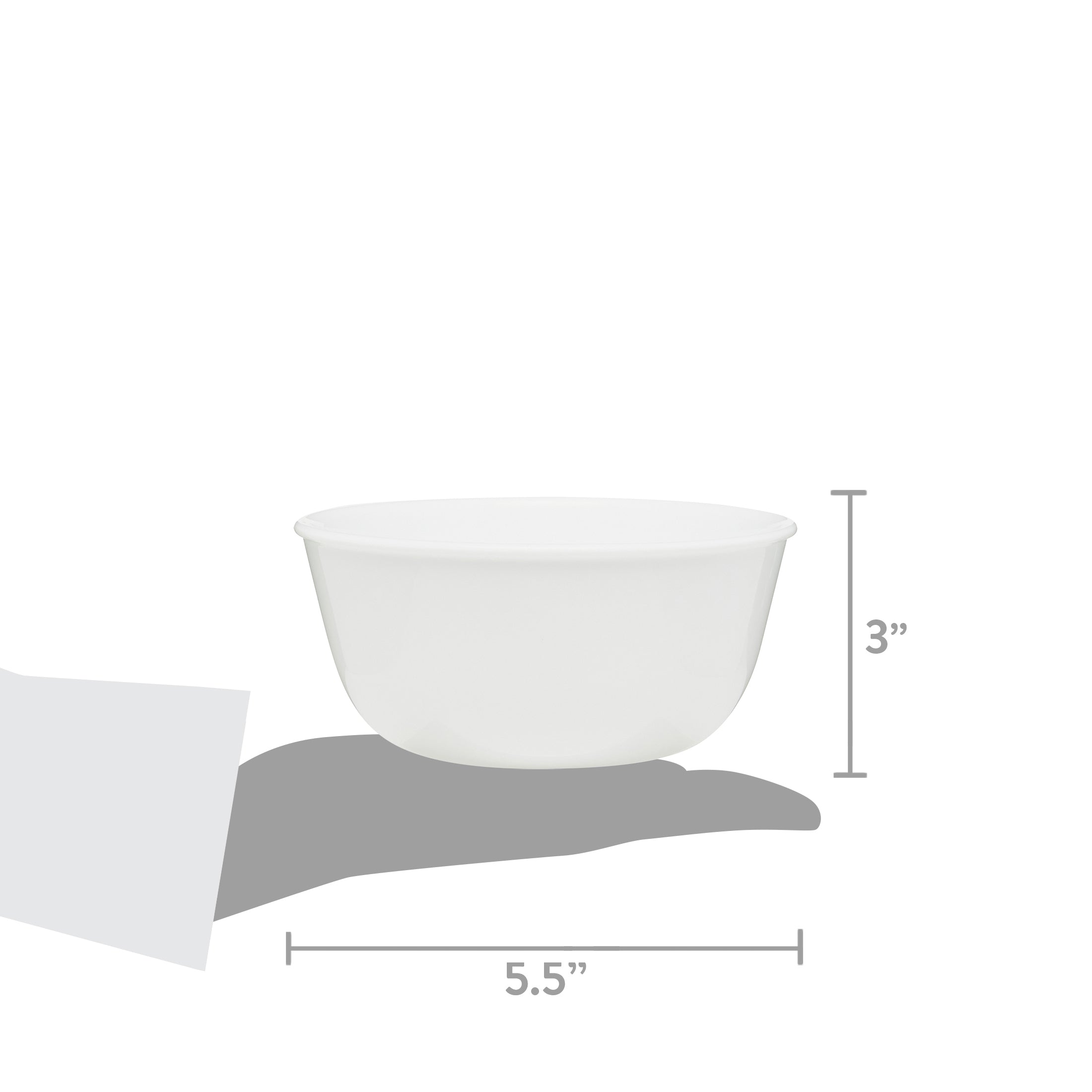 Corelle® Classic Winter Frost White， Soup Bowl， Set of 3， 28-oz