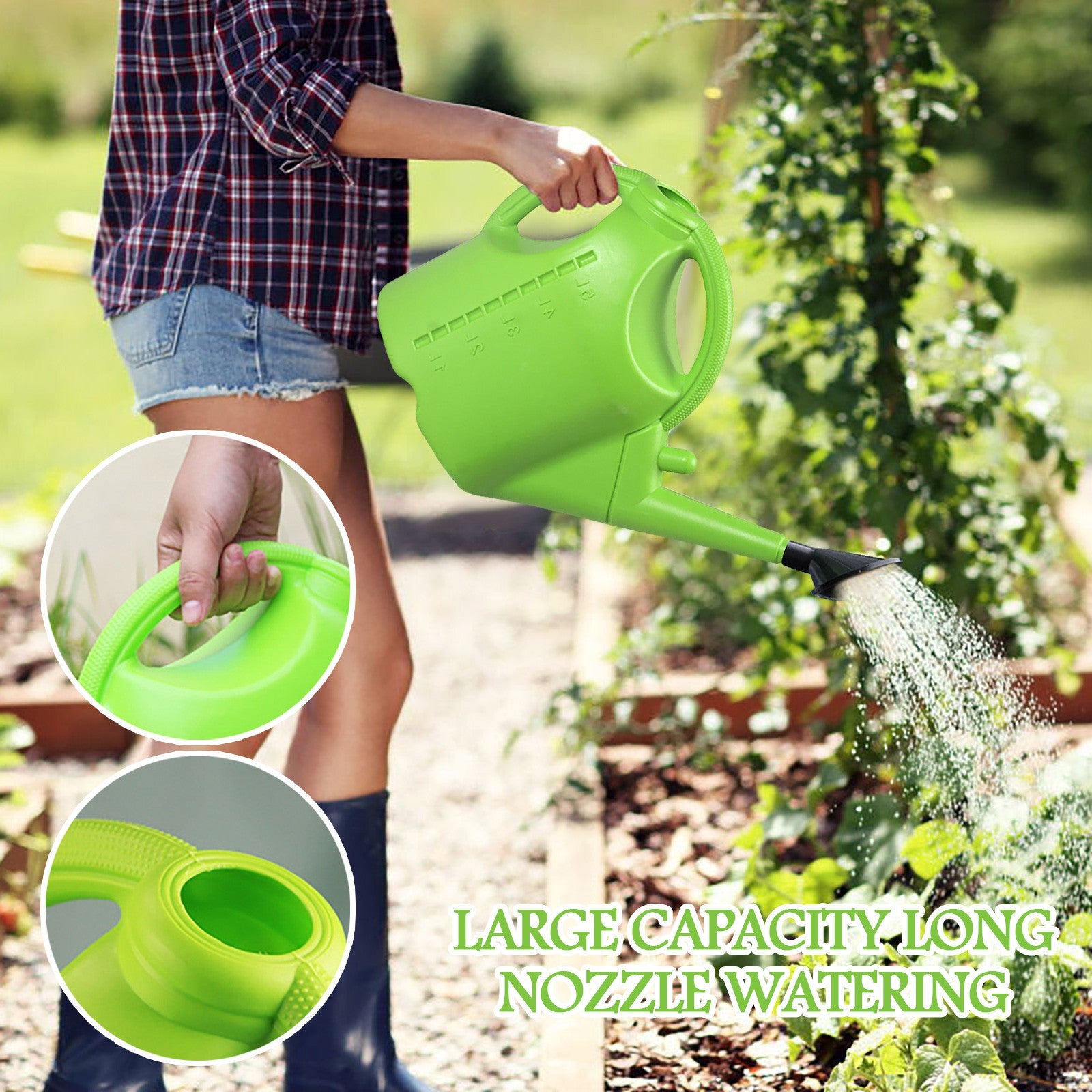 Takeoutsome Detachable Watering Can Large Capacity Watering Can For Indoor Outdoor Garden