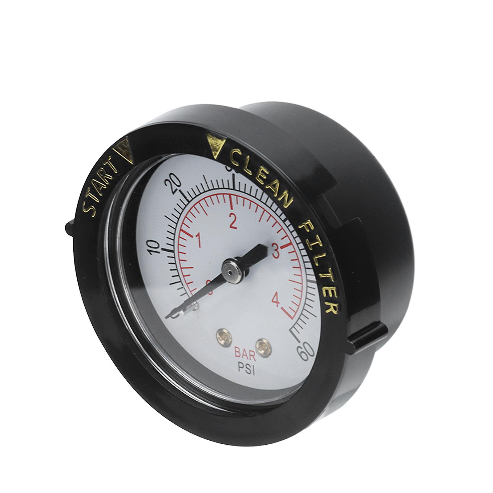 Sand Cylinder Pressure Gauge G1/4 Male Thread Easy Installation Reliable Practical Swimming Pool Accessories