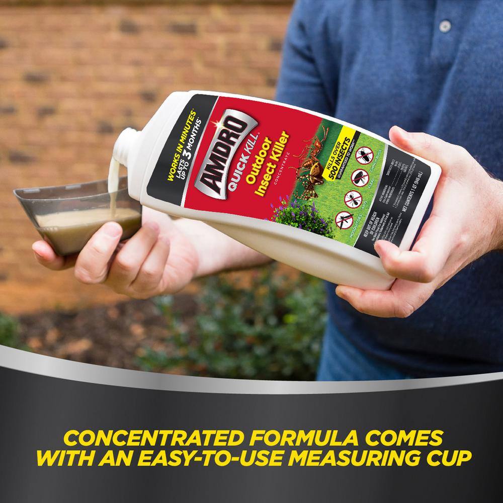 AMDRO Quick Kill 32 oz. Outdoor Insect Killer Concentrate 100522992