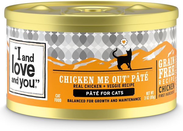 I and Love and You Chicken Me Out Pate Grain-Free Canned Cat Food