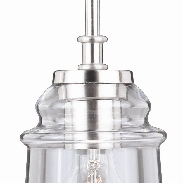 Vaxcel Toledo 1 Light Pendant Satin Nickel