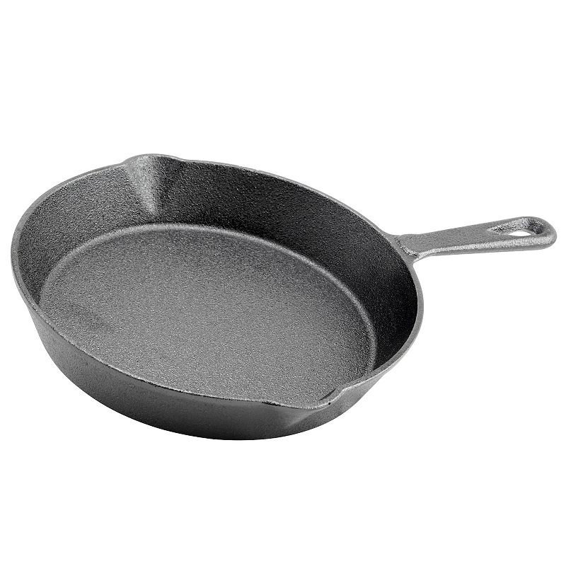 General Store Addlestone 8 Inch Pre-Seasoned Round Cast Iron Frying Pan